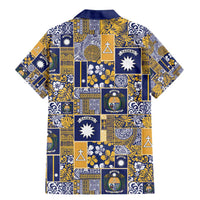 Ekamawir omo Nauru Family Matching Mermaid Dress and Hawaiian Shirt Pacific Patchwork Xmas Vibes - Polynesian Pride