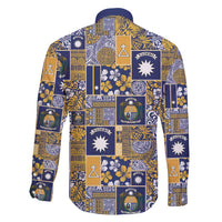 Ekamawir omo Nauru Family Matching Summer Maxi Dress and Hawaiian Shirt Pacific Patchwork Xmas Vibes - Polynesian Pride