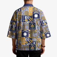 Ekamawir omo Nauru Kimono Pacific Patchwork Xmas Vibes - Polynesian Pride