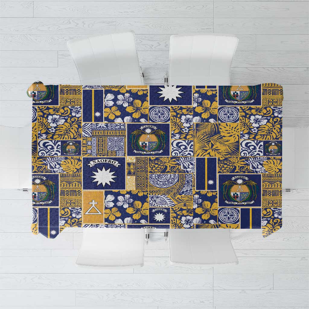 Ekamawir omo Nauru Tablecloth Pacific Patchwork Xmas Vibes - Polynesian Pride