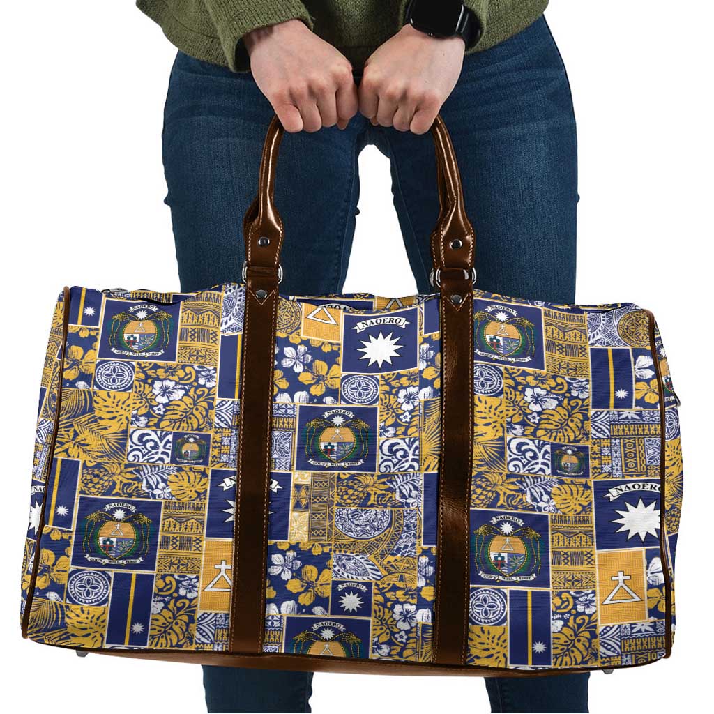 Ekamawir omo Nauru Travel Bag Pacific Patchwork Xmas Vibes - Polynesian Pride
