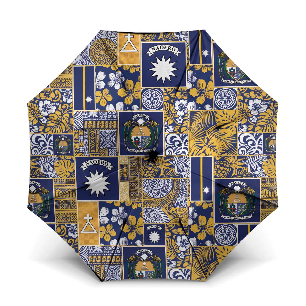 Ekamawir omo Nauru Umbrella Pacific Patchwork Xmas Vibes - Polynesian Pride