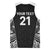 New Zealand Black Fern Custom Basketball Jersey Maori Tukutuku Black-white Motif - Polynesian Pride