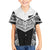 New Zealand Black Fern Custom Family Matching Summer Maxi Dress and Hawaiian Shirt Maori Tukutuku Black-white Motif