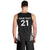 New Zealand Black Fern Custom Men Tank Top Maori Tukutuku Black-white Motif