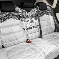 New Zealand Koru Fern Custom Back Car Seat Cover Simple Taniko Motif