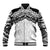 New Zealand Koru Fern Custom Baseball Jacket Simple Taniko Motif