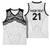 New Zealand Koru Fern Custom Basketball Jersey Simple Taniko Motif - Polynesian Pride
