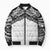 New Zealand Koru Fern Custom Bomber Puffer Jacket Simple Taniko Motif - Polynesian Pride