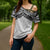 New Zealand Koru Fern Custom Cross Shoulder Shirt Simple Taniko Motif - Polynesian Pride
