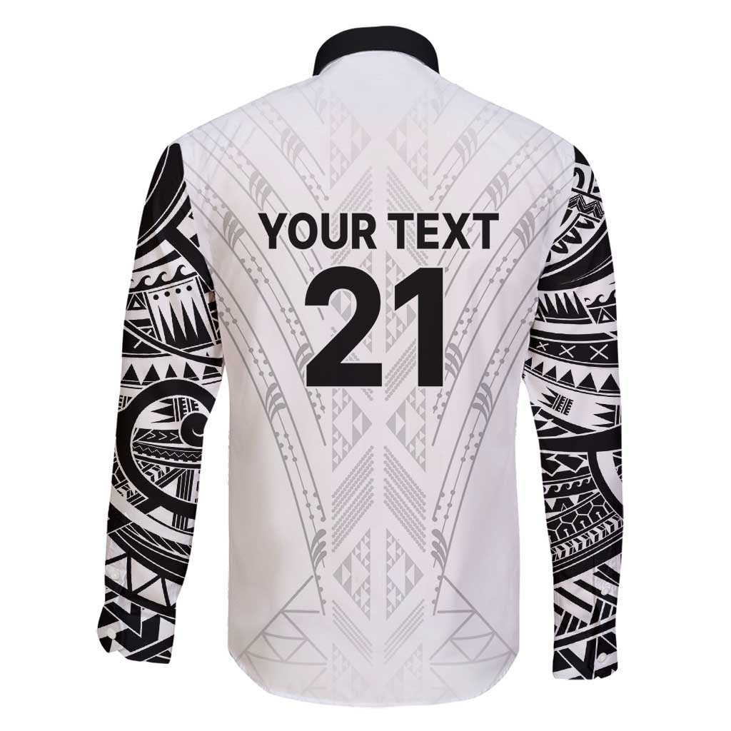 New Zealand Koru Fern Custom Family Matching Mermaid Dress and Hawaiian Shirt Simple Taniko Motif