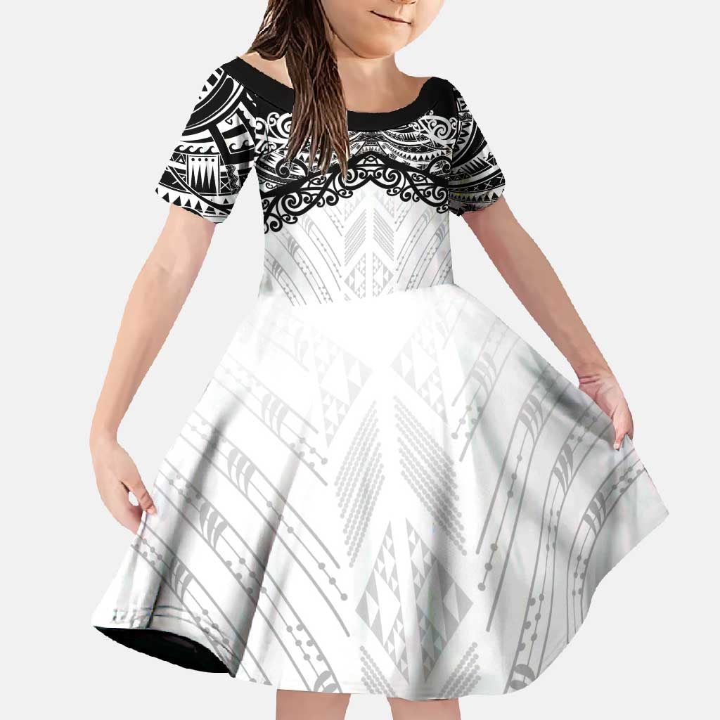 New Zealand Koru Fern Custom Family Matching Summer Maxi Dress and Hawaiian Shirt Simple Taniko Motif