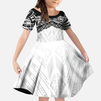 New Zealand Koru Fern Custom Family Matching Summer Maxi Dress and Hawaiian Shirt Simple Taniko Motif