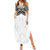 New Zealand Koru Fern Custom Family Matching Summer Maxi Dress and Hawaiian Shirt Simple Taniko Motif