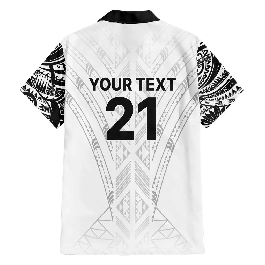 New Zealand Koru Fern Custom Hawaiian Shirt Simple Taniko Motif