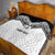 New Zealand Koru Fern Custom Quilt Simple Taniko Motif