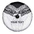 New Zealand Koru Fern Custom Spare Tire Cover Simple Taniko Motif