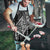 New Zealand Maori Taniko Apron Black Kowhaiwhai Puhoro - Polynesian Pride