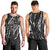 New Zealand Maori Taniko Men Tank Top Black Kowhaiwhai Puhoro