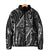 New Zealand Maori Taniko Padded Jacket Black Kowhaiwhai Puhoro - Polynesian Pride