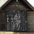 New Zealand Maori Taniko Quilt Black Kowhaiwhai Puhoro