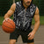 New Zealand Maori Taniko Sleeveless Zip Hoodie Black Kowhaiwhai Puhoro - Polynesian Pride
