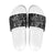 New Zealand Maori Taniko Slide Sandals Black Kowhaiwhai Puhoro - Polynesian Pride