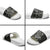 New Zealand Maori Taniko Slide Sandals Black Kowhaiwhai Puhoro - Polynesian Pride