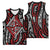 New Zealand Maori Taniko Basketball Jersey Red Kowhaiwhai Puhoro - Polynesian Pride