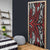 New Zealand Maori Taniko Door Cover Red Kowhaiwhai Puhoro - Polynesian Pride