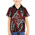 New Zealand Maori Taniko Hawaiian Shirt Red Kowhaiwhai Puhoro