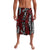 New Zealand Maori Taniko Lavalava Red Kowhaiwhai Puhoro