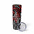 New Zealand Maori Taniko Skinny Tumbler Red Kowhaiwhai Puhoro