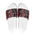 New Zealand Maori Taniko Slide Sandals Red Kowhaiwhai Puhoro - Polynesian Pride