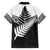 New Zealand Silver Fern Family Matching Long Sleeve Bodycon Dress and Hawaiian Shirt Maori Koru Mixed Taniko Pattern