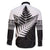 New Zealand Silver Fern Family Matching Long Sleeve Bodycon Dress and Hawaiian Shirt Maori Koru Mixed Taniko Pattern