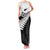 New Zealand Silver Fern Family Matching Tank Maxi Dress and Hawaiian Shirt Maori Koru Mixed Taniko Pattern