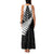 New Zealand Silver Fern Family Matching Tank Maxi Dress and Hawaiian Shirt Maori Koru Mixed Taniko Pattern