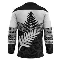 New Zealand Silver Fern Hockey Jersey Maori Koru Mixed Taniko Pattern - Polynesian Pride
