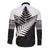 New Zealand Silver Fern Long Sleeve Button Shirt Maori Koru Mixed Taniko Pattern