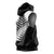 New Zealand Silver Fern Sleeveless Hoodie Maori Koru Mixed Taniko Pattern - Polynesian Pride