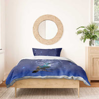 Tui Bird Matariki Galaxy Bedding Set Koru Silver Fern Aotearoa LT9 - Polynesian Pride