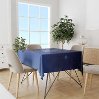 Tui Bird Matariki Galaxy Tablecloth Koru Silver Fern Aotearoa LT9 - Polynesian Pride