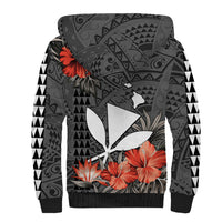 Hawaii Kanaka Maoli Sherpa Hoodie Polynesian Vintage Vibes LT9 - Polynesian Pride