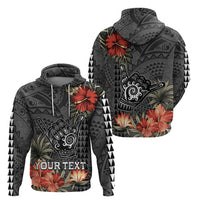 Custom Hawaii Shaka Surf Hand Sign Hoodie Polynesian Vintage Vibes LT9 - Polynesian Pride