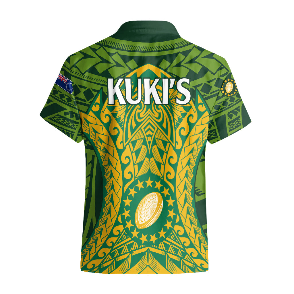 Cook Islands Rugby Hawaiian Shirt Kukis Athletic Style LT9 - Polynesian Pride