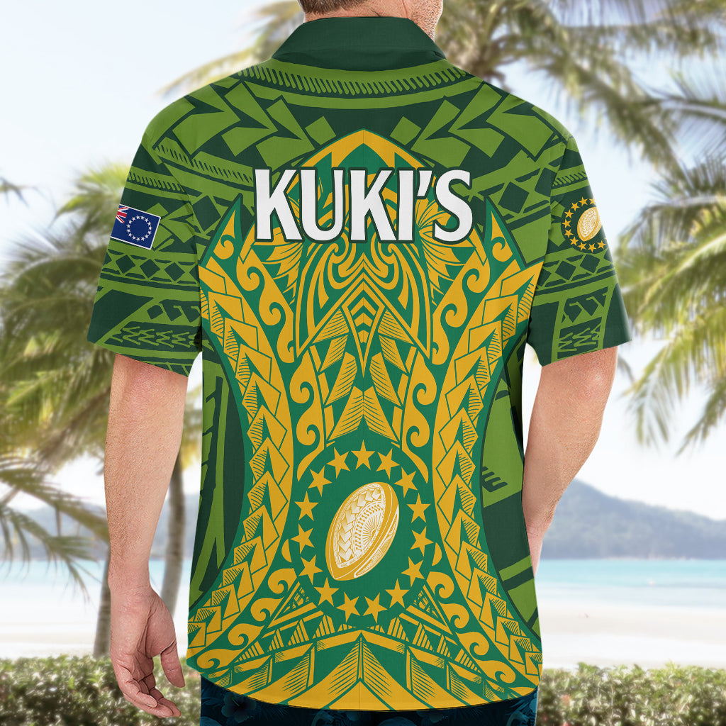 Cook Islands Rugby Hawaiian Shirt Kukis Athletic Style LT9 - Polynesian Pride