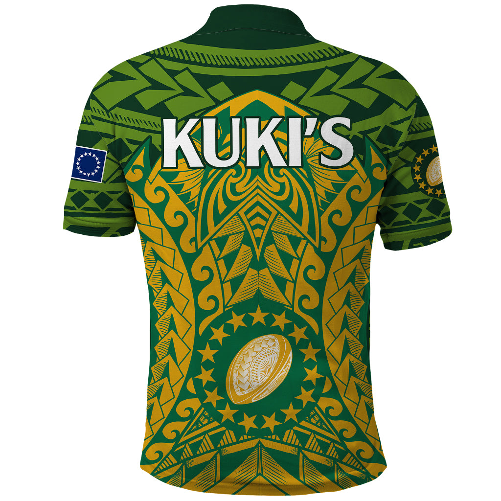 Cook Islands Rugby Polo Shirt Kukis Athletic Style LT9 - Polynesian Pride