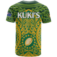 Cook Islands Rugby T Shirt Kukis Athletic Style LT9 - Polynesian Pride