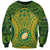 Personalised Cook Islands Rugby Sweatshirt Kukis Athletic Style LT9 Unisex Green - Polynesian Pride